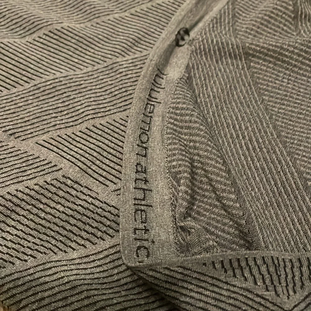 Lululemon Swiftly Tech racerback yoga tank top Heathered Slate Gray size 6 EUC